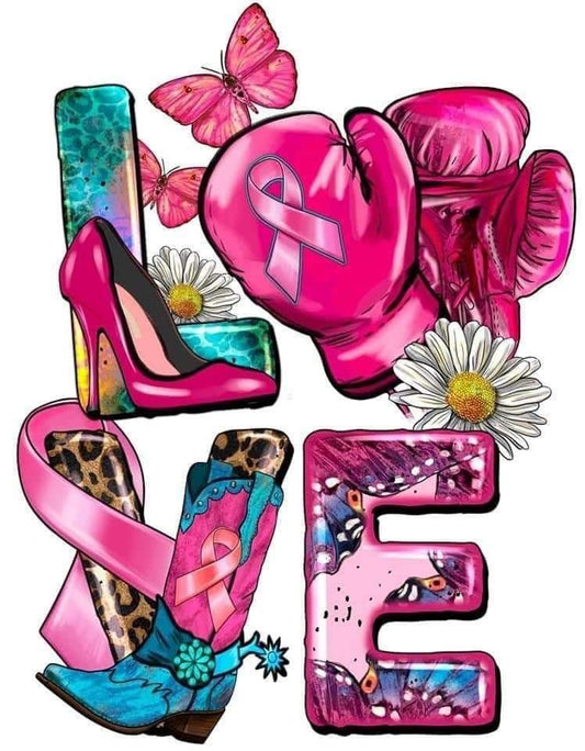 Love Breast Cancer t-shirt